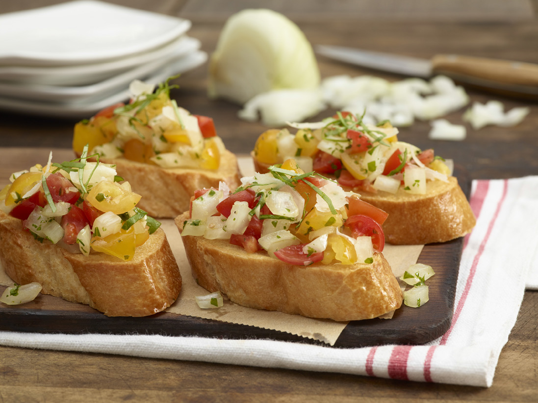 Vidalia Sweet Onion Bruschetta Military Produce Group